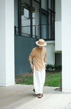 將圖片載入圖庫檢視器 Le&#39;GEMMA linen summer shirt unisex
