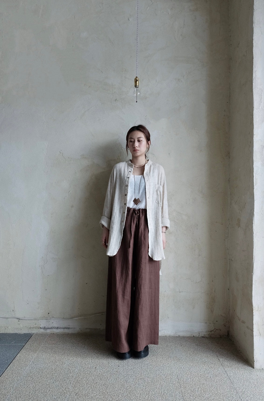 Le'RUKIYA linen wrap pants unisex