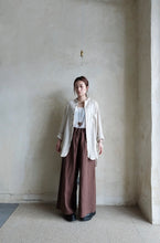 將圖片載入圖庫檢視器 Le&#39;RUKIYA linen wrap pants unisex
