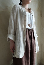 將圖片載入圖庫檢視器 Le&#39;GEMMA linen summer shirt unisex
