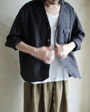 將圖片載入圖庫檢視器 Le'EKIYA pattern linen shirt unisex
