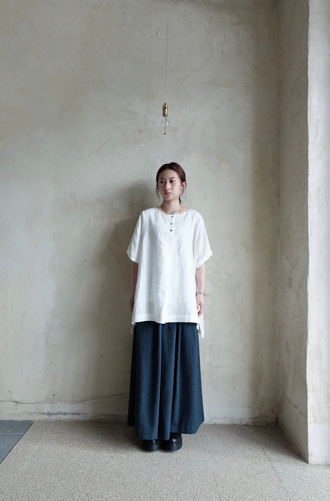 Le'RUKIYA linen top unisex