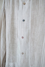 將圖片載入圖庫檢視器 Le'CANVIA linen shirt/top whit pockets unisex
