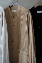 將圖片載入圖庫檢視器 Le'CANVIA linen shirt/top whit pockets unisex
