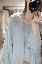 將圖片載入圖庫檢視器 Le'UKIDA linen long top w/pockets unisex
