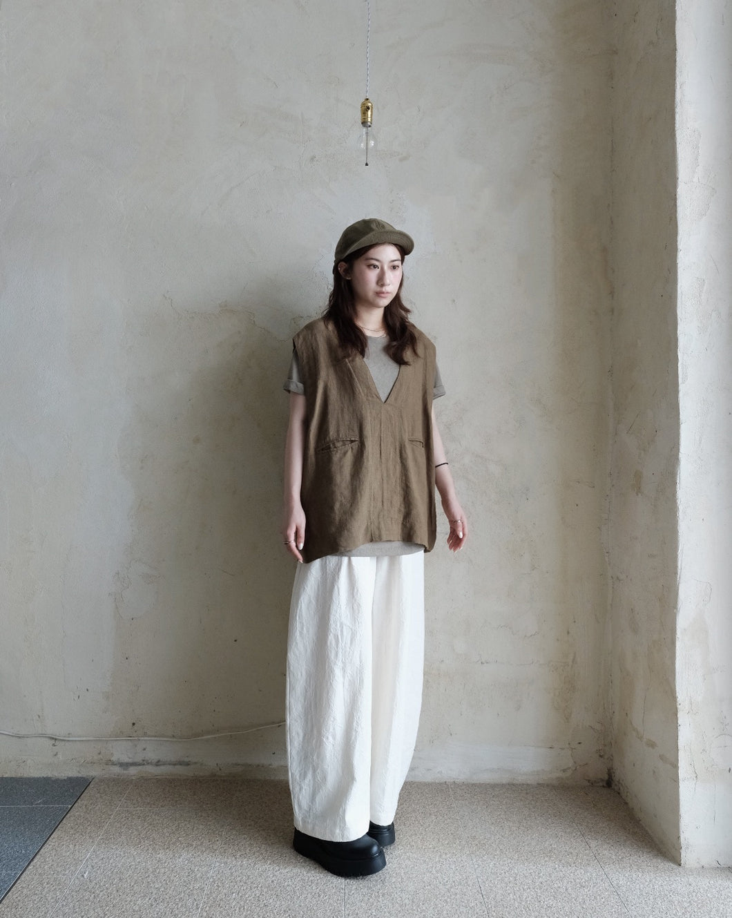 Le'CHISAE linen vest/top unisex