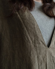 將圖片載入圖庫檢視器 Le&#39;CHISAE linen vest/top unisex
