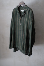 將圖片載入圖庫檢視器 Le'GAKUEI striped linen shirt/top unsex
