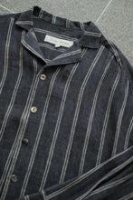將圖片載入圖庫檢視器 Le'GAKUEI striped linen shirt/top unsex
