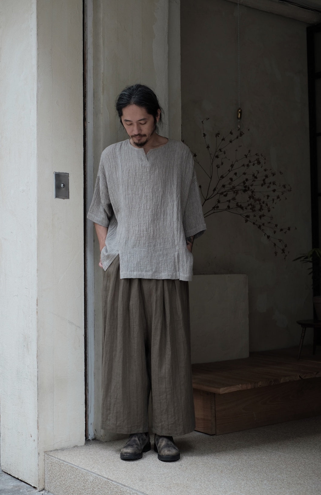 Le'RIZUKA linen top unisex