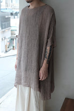 將圖片載入圖庫檢視器 Le'UKIDA linen long top w/pockets unisex
