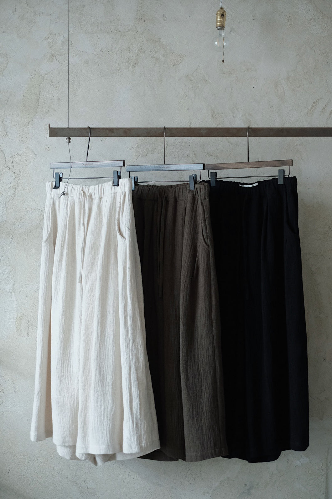Le'DEMURA wide pants unisex