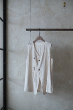 將圖片載入圖庫檢視器 Le&#39;HEIKE striped vest unisex
