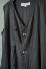 將圖片載入圖庫檢視器 Le&#39;HEIKE striped vest unisex
