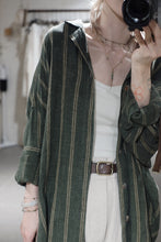 將圖片載入圖庫檢視器 Le'GAKUEI striped linen shirt/top unsex
