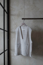 將圖片載入圖庫檢視器 Le&#39;CHISAE linen vest/top unisex
