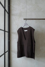 將圖片載入圖庫檢視器 Le&#39;CHISAE linen vest/top unisex
