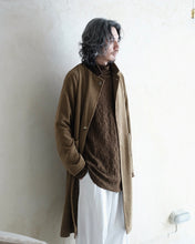 將圖片載入圖庫檢視器 Le'YAGITA corduroy long coat unisex
