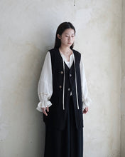 將圖片載入圖庫檢視器 Le'ZUKAI French puff-sleeve top
