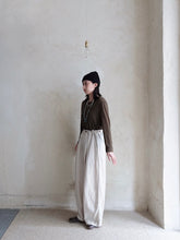 將圖片載入圖庫檢視器 Le&#39;FUKAI linen wide pants unisex
