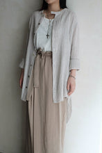將圖片載入圖庫檢視器 Le'ElZA linen summer shirt w/pockets unisex
