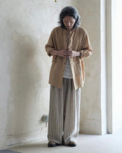 將圖片載入圖庫檢視器 Le'CANVIA linen shirt/top whit pockets unisex
