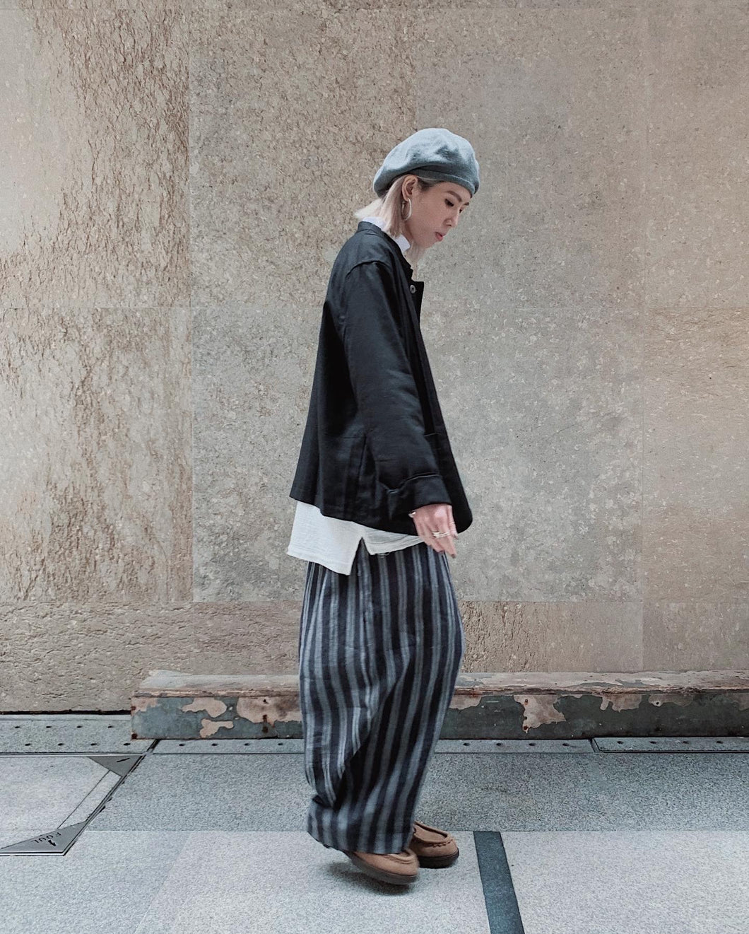 Le'STD Stripe wide / Pants Unisex