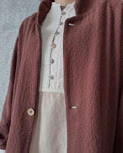 將圖片載入圖庫檢視器 Le&#39;FRENCH patchwork linen shirt w/pockets unisex
