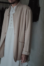 將圖片載入圖庫檢視器 Le&#39;FRENCH patchwork linen shirt w/pockets unisex
