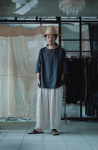 將圖片載入圖庫檢視器 Le&#39;RAKII stripe linen / top unisex
