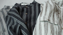 將圖片載入圖庫檢視器 Le&#39;STD stripe linen / Shirt Unisex
