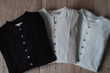 將圖片載入圖庫檢視器 Le&#39;FRENCH patchwork linen shirt w/pockets unisex
