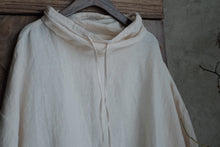 將圖片載入圖庫檢視器 Le&#39;NUKINA linen hoodie whit pockets unisex
