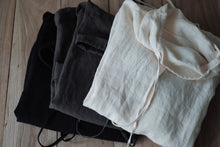 將圖片載入圖庫檢視器 Le&#39;NUKINA linen hoodie whit pockets unisex
