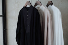 將圖片載入圖庫檢視器 Le&#39;FRENCH patchwork linen shirt w/pockets unisex
