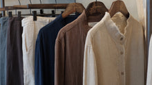 將圖片載入圖庫檢視器 Le&#39;Linen plain / Long shrit/coat Unisex
