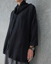 將圖片載入圖庫檢視器 Le&#39;NUKINA linen hoodie whit pockets unisex
