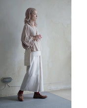 將圖片載入圖庫檢視器 Le&#39;RAKUII linen wrap pants unisex
