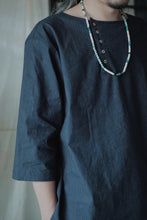 將圖片載入圖庫檢視器 Le&#39;RAKII stripe linen / top unisex
