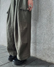 將圖片載入圖庫檢視器 Le&#39;FUKA linen wide pants unisex
