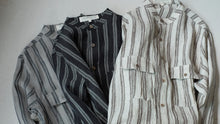 將圖片載入圖庫檢視器 Le&#39;STD stripe linen / Shirt Unisex
