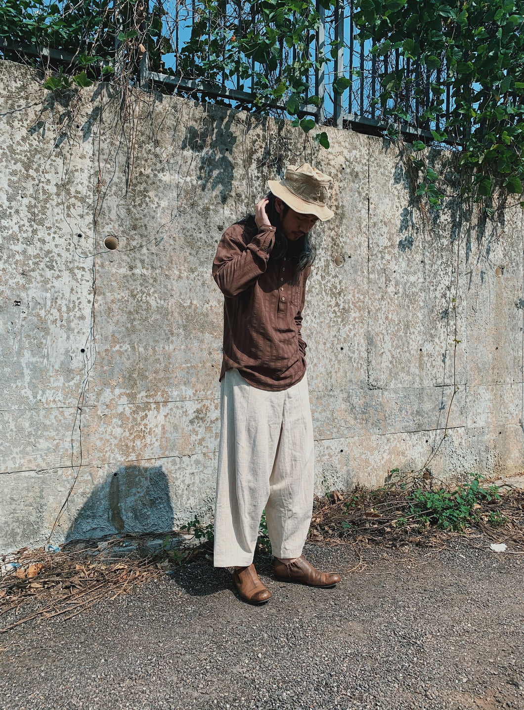 Le'STD Stripe linen-can / Shirt Unisex