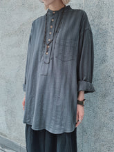 將圖片載入圖庫檢視器 Le&#39;STD Stripe linen-can / Shirt Unisex
