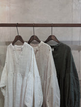 將圖片載入圖庫檢視器 Le&#39;FRENCH puff-sleeve linen / one piece
