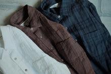 將圖片載入圖庫檢視器 Le&#39;JAII CHECK / Linen shirt Unisex
